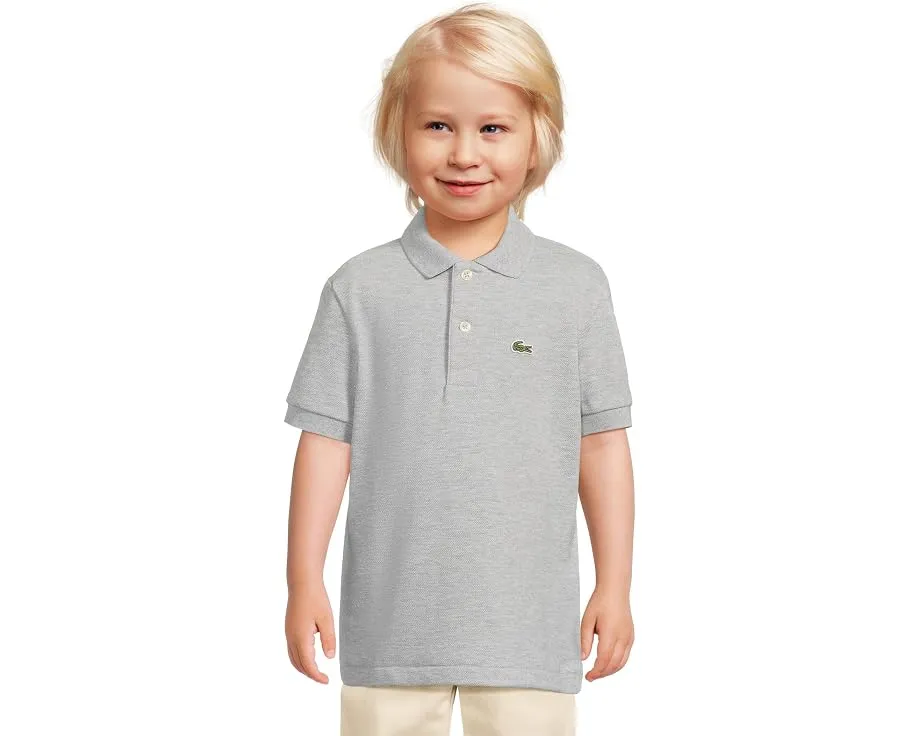 Детское поло Lacoste Kids Petit Pique из хлопкового пике с вышитым крокодилом