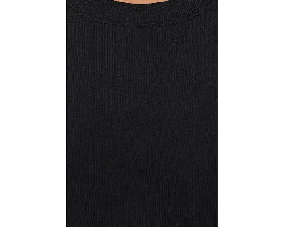 Кроп-футболка Michael Stars Grayson Cropped Crew Neck из хлопка Supima с прямым подолом