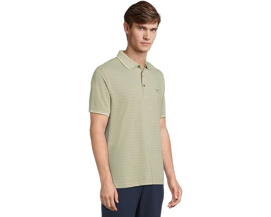Polo Barbour Taverham Performance с двухтонным переплетением и жаккардовым воротником