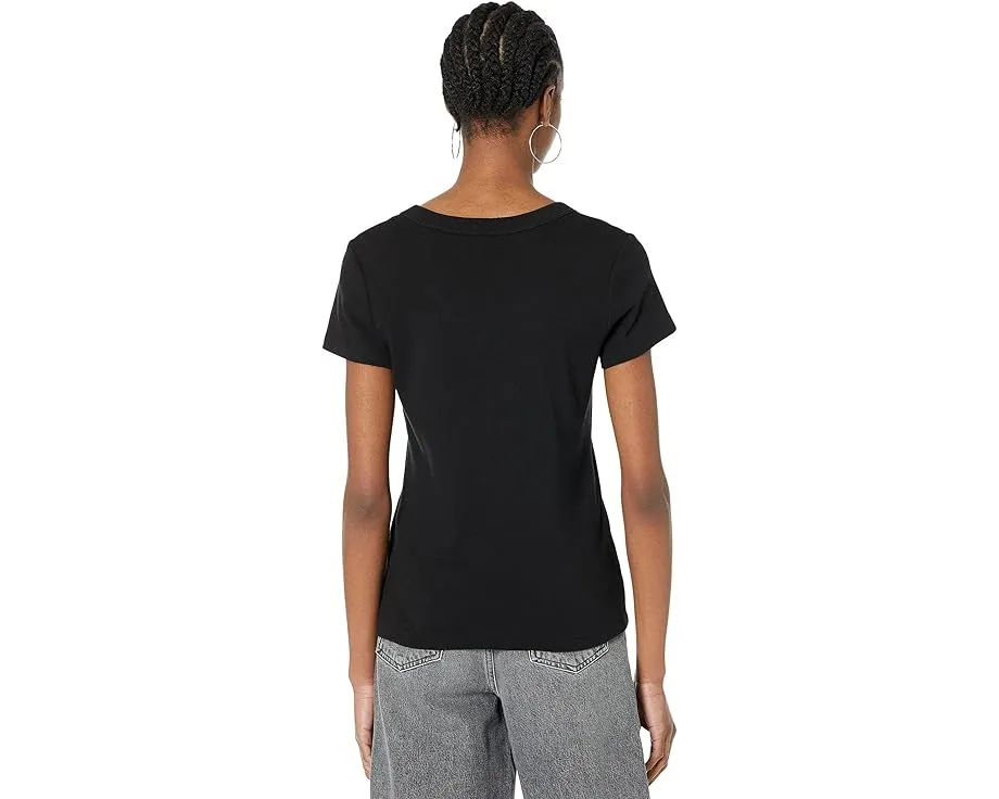 Футболка Michael Stars Nikki с V-образным вырезом из хлопка