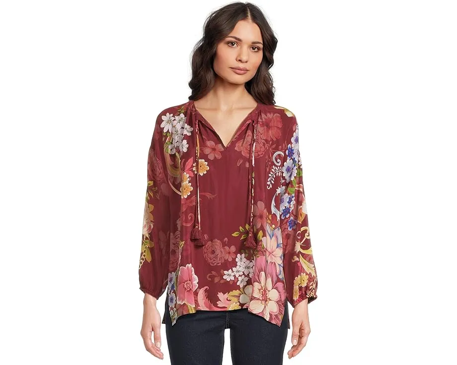 Блуза Margot с цветочным принтом и свободным кроем Johnny Was