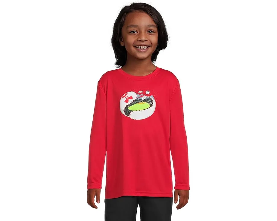 Under Armour Kids Бейсбольная футболка с длинным рукавом Baseball Unravel Tech