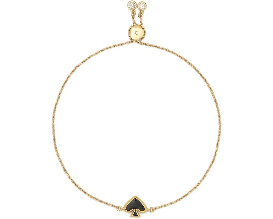Браслет Everyday Spade Enamel Slider с регулируемой застёжкой от Kate Spade New York