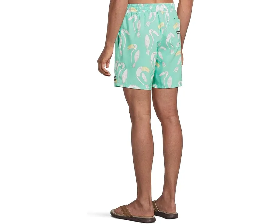 Плавки Hurley Cannonball Volley 17 дюймов (43 см) с водоотталкивающим покрытием