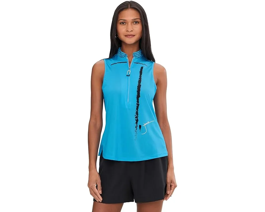 Поло Jamie Sadock без рукавов с принтом Zen