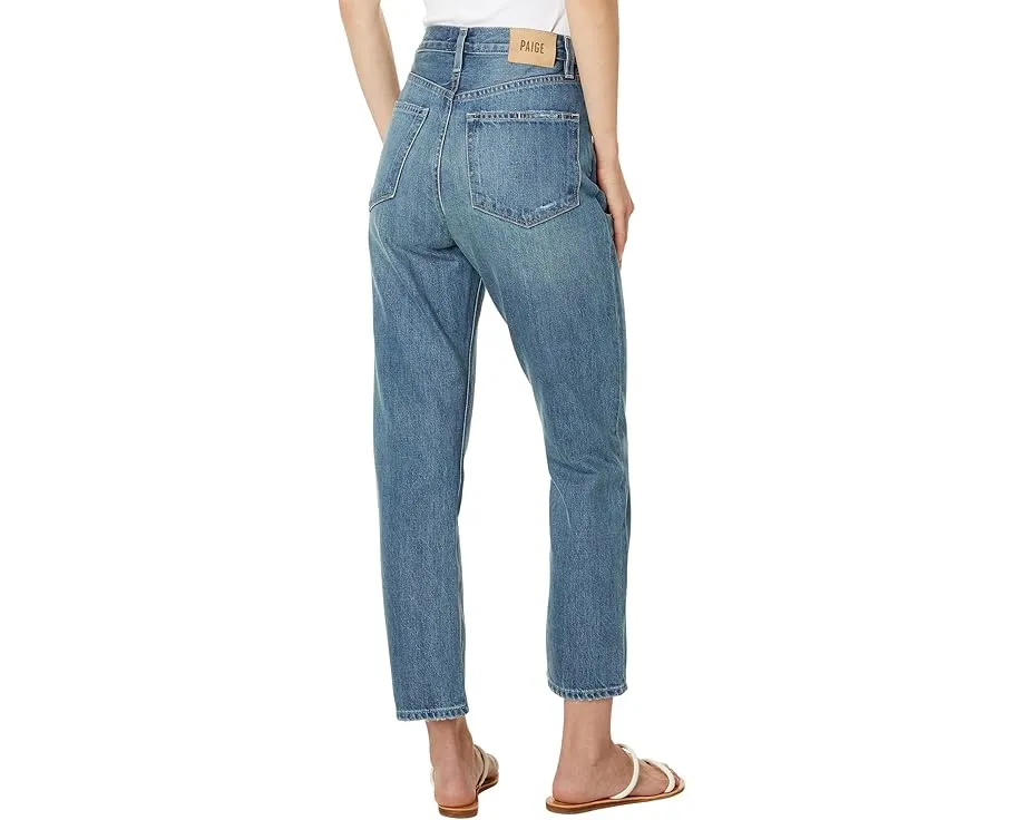 Джинсы Paige Billy Crop с застежкой на пуговицах и прямым кроем до щиколотки