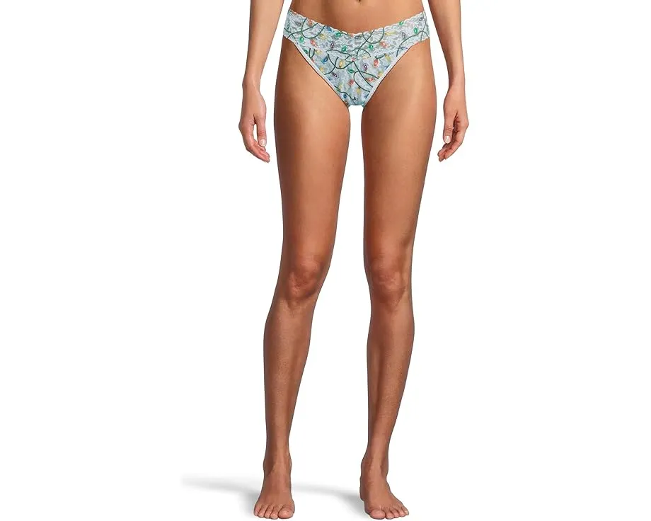 Hanky Panky кружевные стринги с принтом и классической посадкой из нейлона