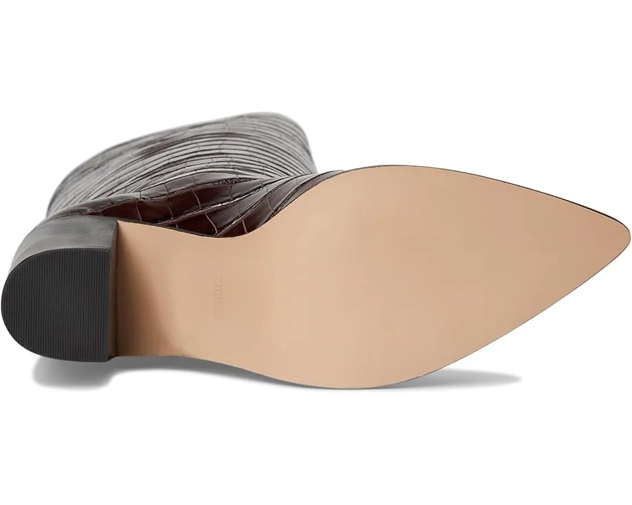 Ботильоны Schutz Maryana с острым носком и квадратным каблуком