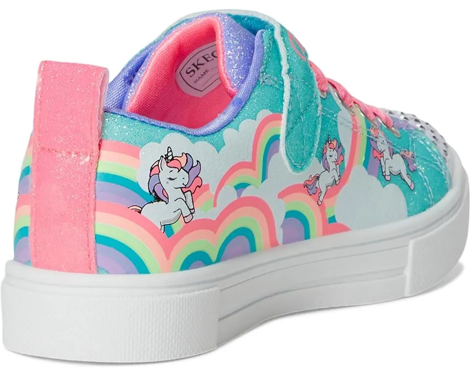 Детские кроссовки Skechers Twinkle Sparks Jumpin Clouds со светящимся носком