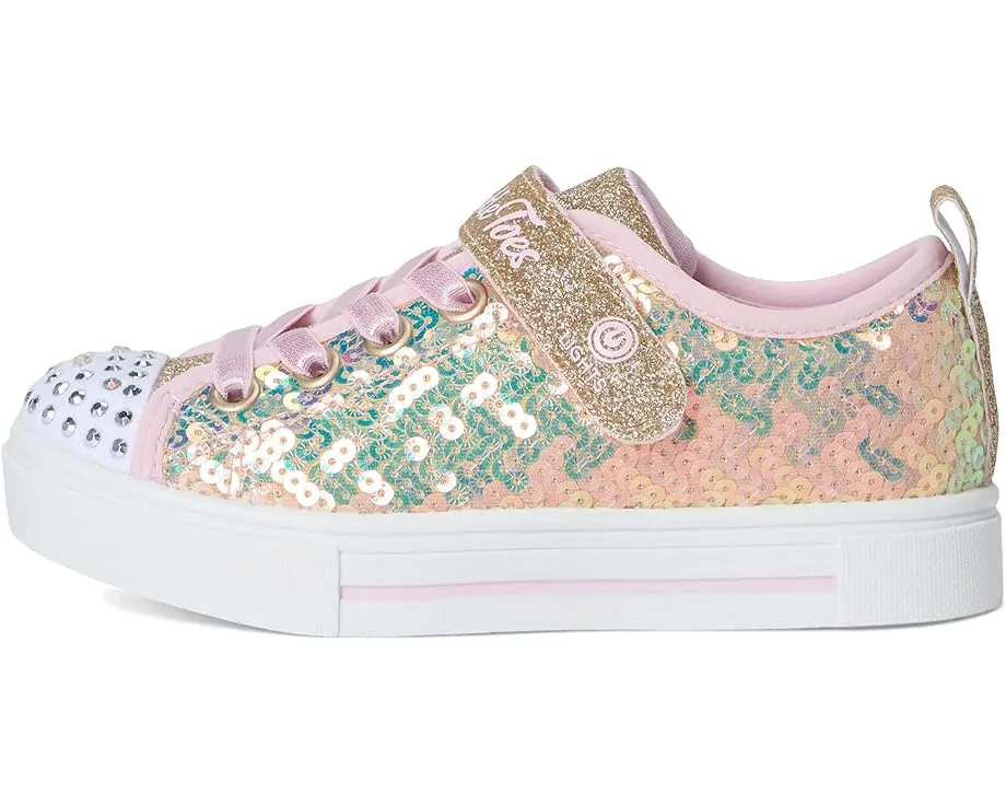 Детские кроссовки Skechers Twinkle Sparks с пайетками и подсветкой