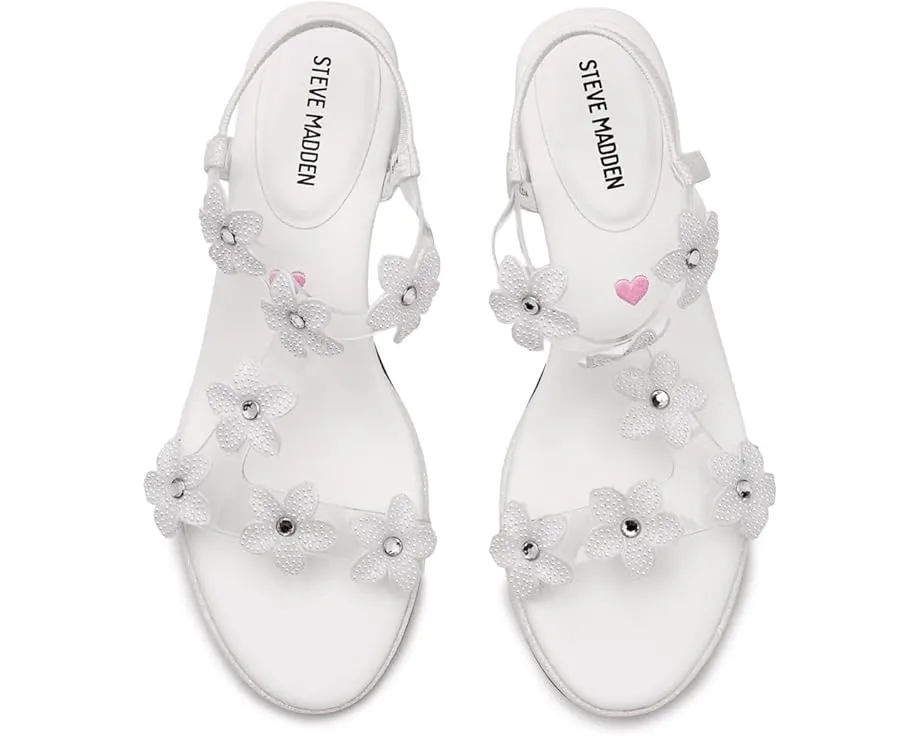 Детские сандалии Steve Madden Kids Savvy с квадратным каблуком и стразами