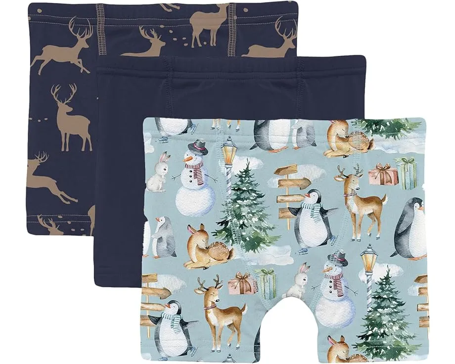 Набор из 3 боксеров Kickee Pants Kids с принтом