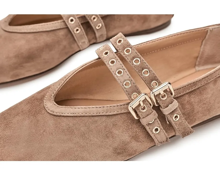 Балетки Steve Madden Lydia на ремешке с пряжкой из замши