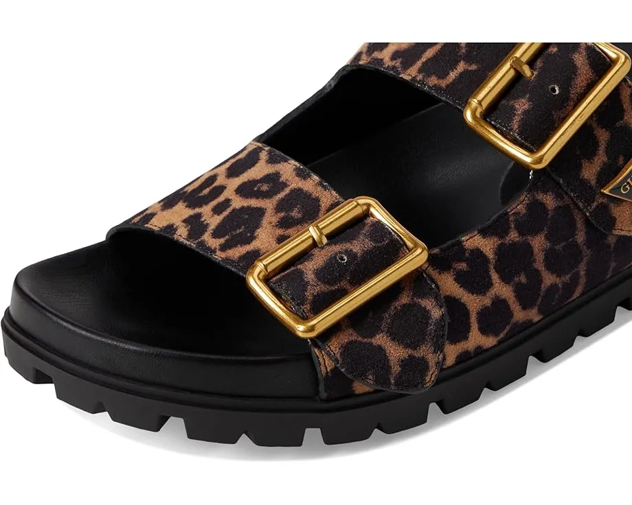 Сандалии Fasten от GUESS с платформой и двойной пряжкой из замши