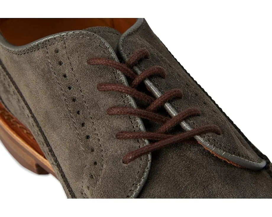 Туфли Allen Edmonds Winstonmok Derby из замши с контрастной строчкой