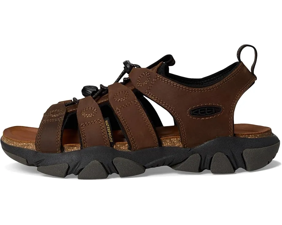 Сандалии KEEN Daytona II с водонепроницаемой кожей и пробковой подошвой