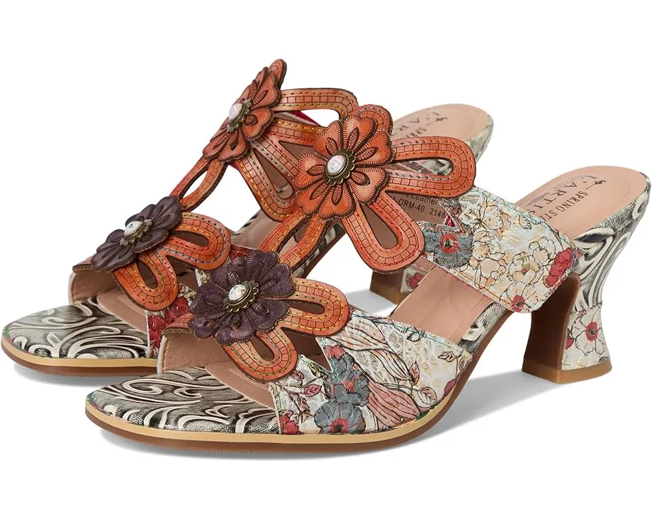 Сандалии L'Artiste by Spring Step Alania с ручной росписью и французским каблуком