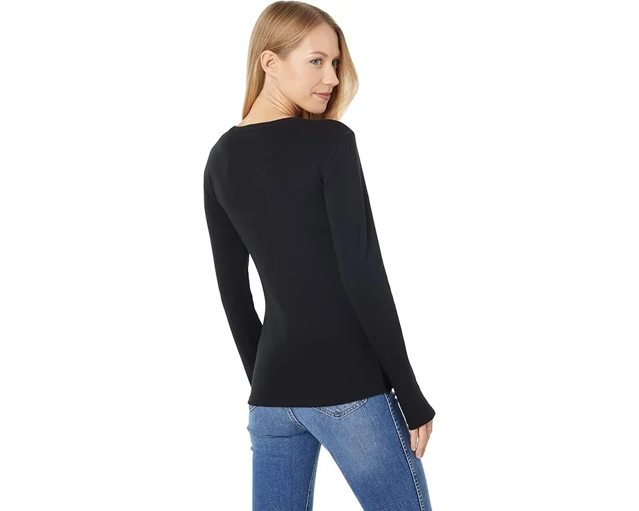 Длинный рукав Lilla P 1x1 Rib с круглым вырезом