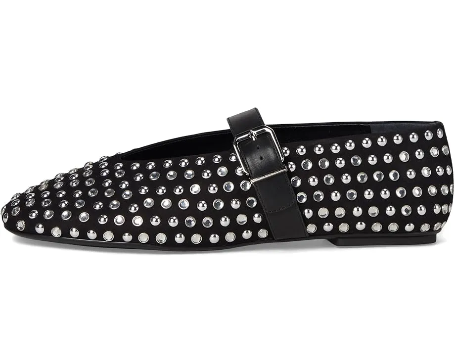 Балетки Schutz Eiza Glam с декоративными шипами на замшевом верхе и стелькой EVA