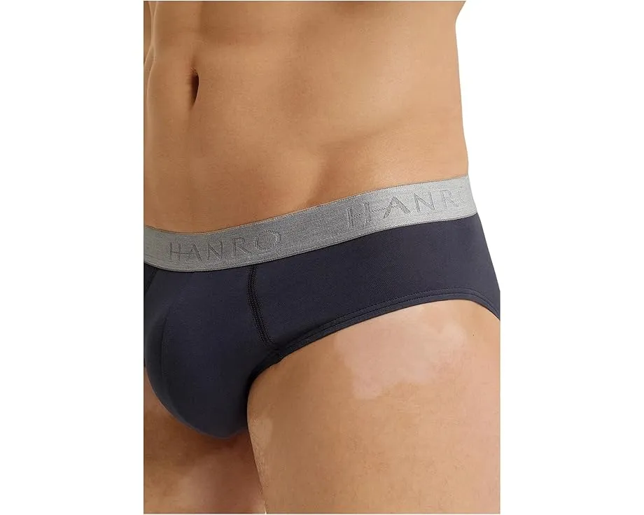 Рубашка с длинным рукавом Hanro из шерсти и шелка для отдыха