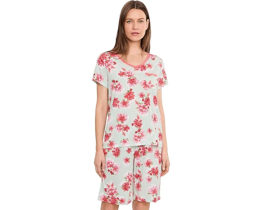 Пижамный набор V-Neck Tee и шорты Bermuda от Karen Neuburger