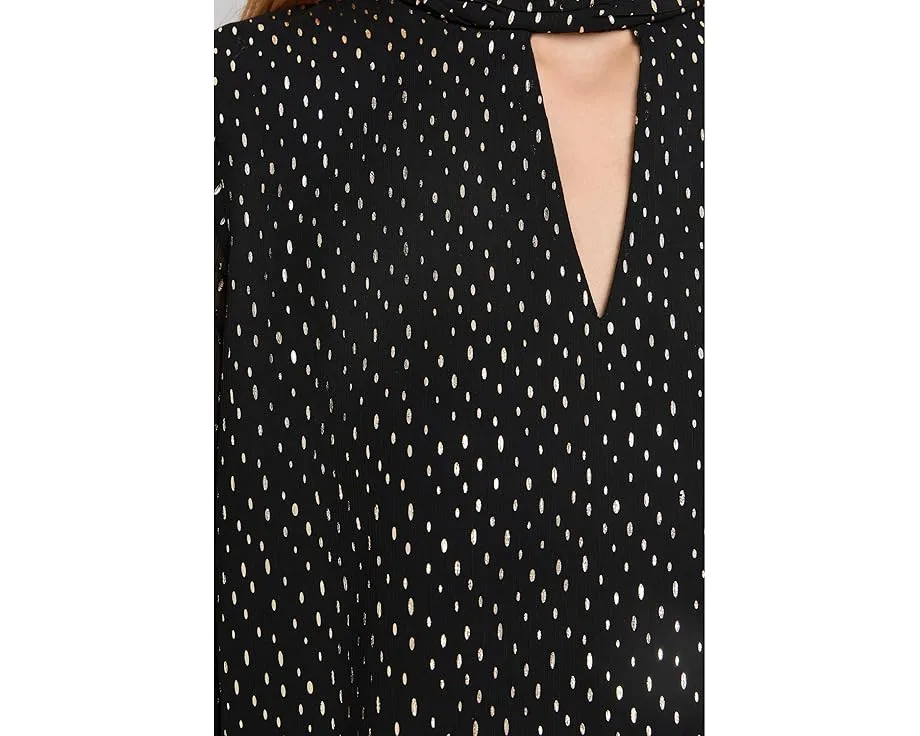 Блузка Vince Camuto с длинным рукавом-колокол и застежкой-ключкой