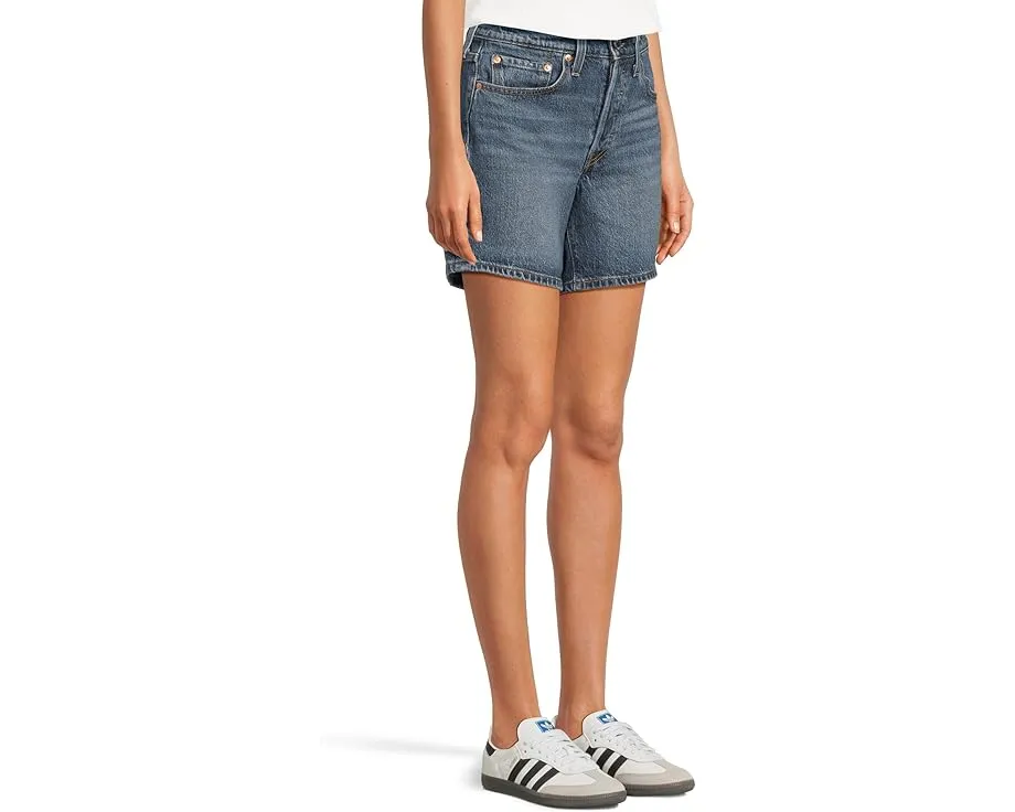 Шорты Levi's 501 Mid Thigh Shorts укороченные с высокой посадкой и винтажным дизайном
