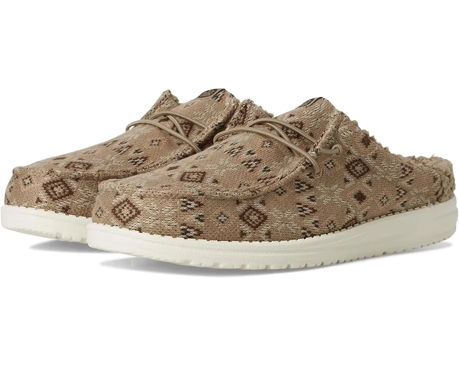 Hey Dude Wally Slip Sweater слипоны с флисовой подкладкой для холодной погоды