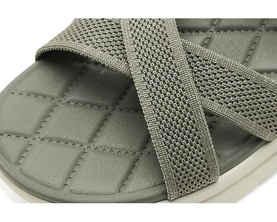 Сандалии SKECHERS Hands Free Slip-ins GO Walk Arch Fit 2.0 с блестящей пряжей