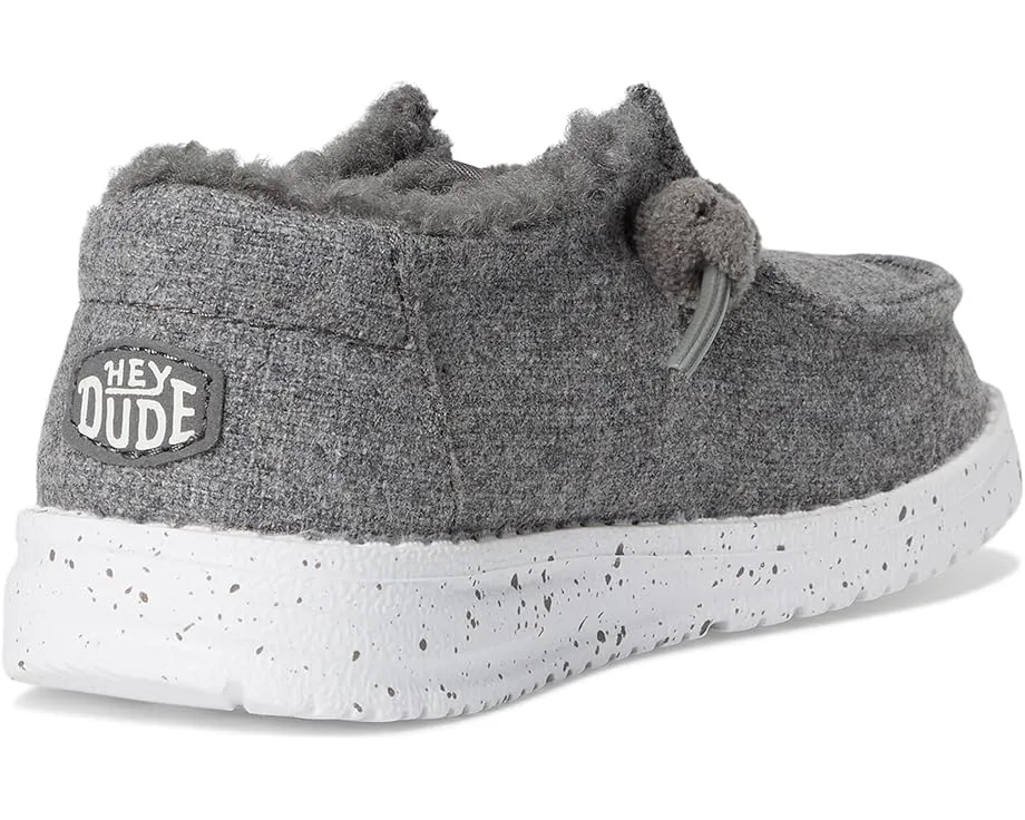 Hey Dude Kids Wendy Wool Cozy детские лоферы из шерсти с утепленной подкладкой