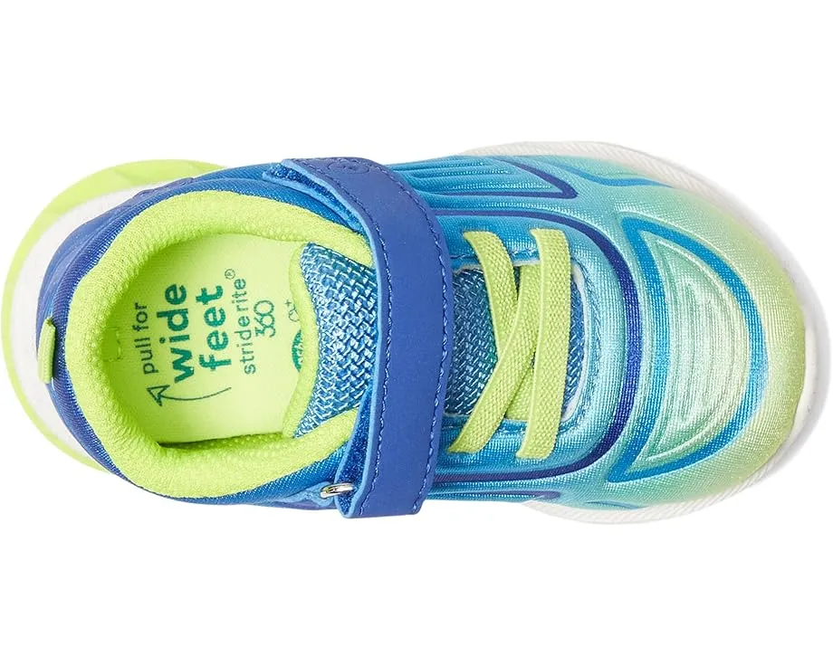 Детские кроссовки Stride Rite Chance с эластичной панелью для шнуровки и застежкой на липучке