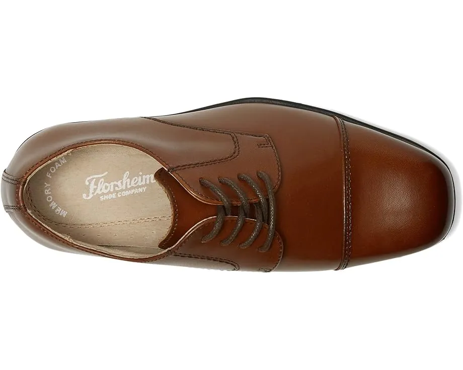 Детские оксфорды Reveal Cap Toe с велосипедным носком от Florsheim Kids