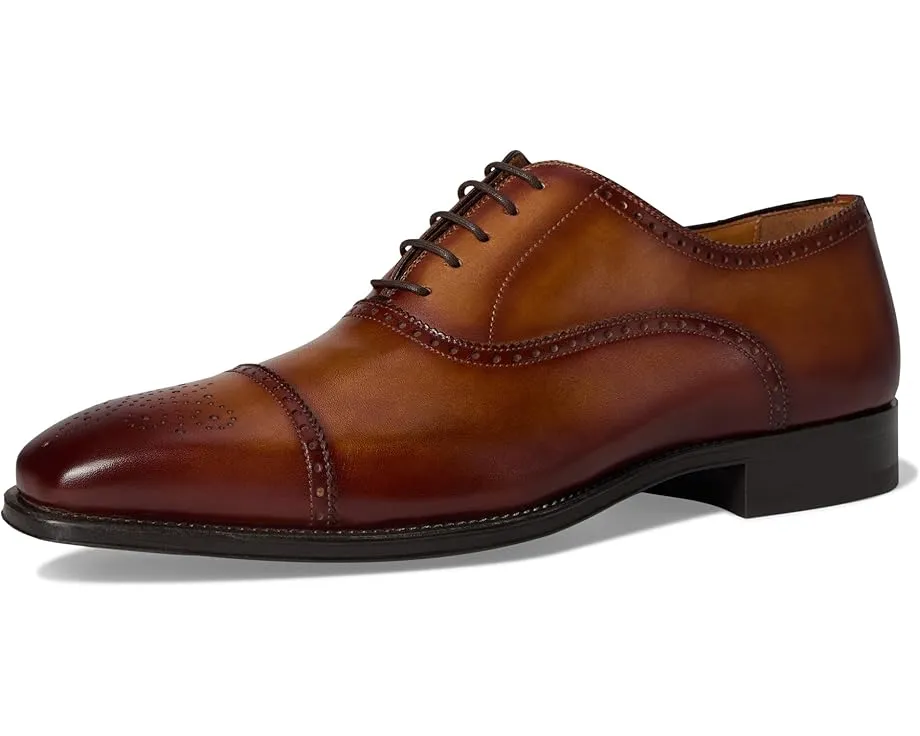 Оксфорды Magnanni Mick с перфорацией брог и кожаной подкладкой