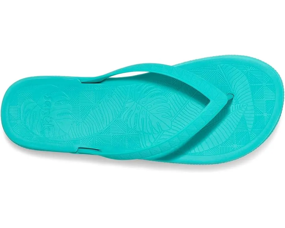 Пляжные шлепанцы Sanuk Funshine с ремнем из TPU и стелькой из сахарного тростника