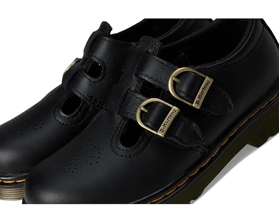 Детские туфли Dr. Martens 8065 T с перфорацией и пряжками