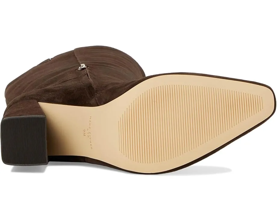 Ботинки Marc Fisher LTD Yarli до колена из мягкой замши с квадратным каблуком