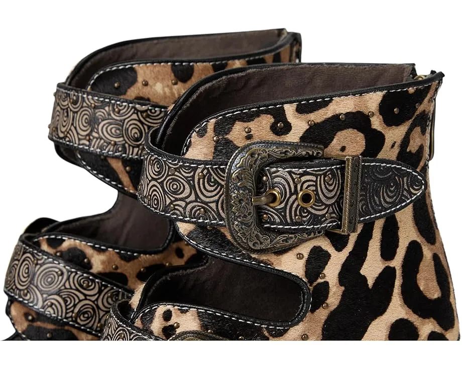 Ботинки L'Artiste by Spring Step Notched-leo с леопардовым принтом и металлическими пряжками