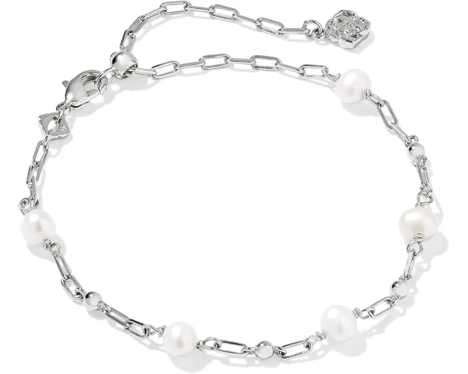 Браслет Kendra Scott Ashton Delicate Chain с жемчужными бусинами