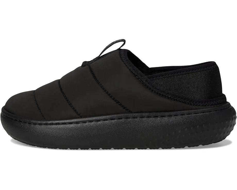 Crocs Classic Puff Moc детские утепленные клоги с искусственным мехом