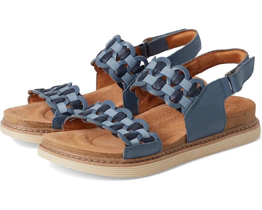 Сандалии Clarks Arwell Glide с плетеным верхом и пробковой стелькой