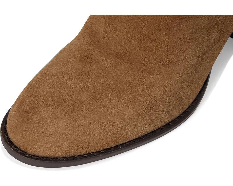 Ботинки Steve Madden Obsession на квадратном каблуке с замком молнией и верхом из замши