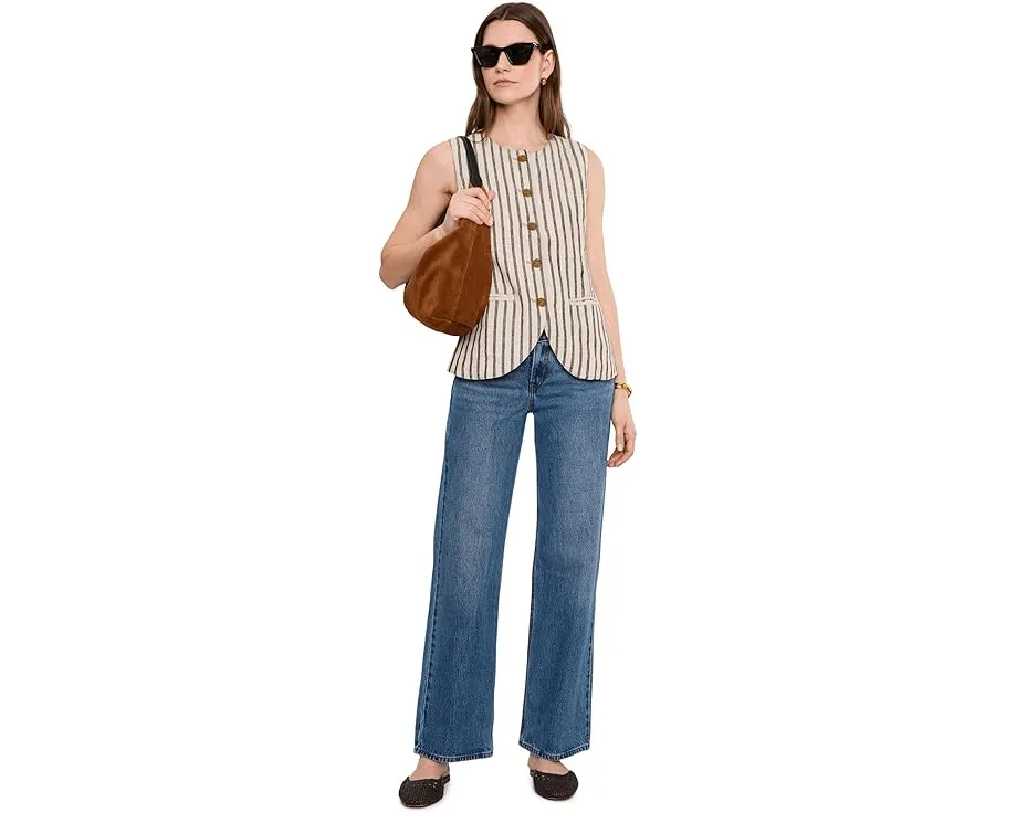 Жилет Sun Strider Linen Vest из льна Faherty