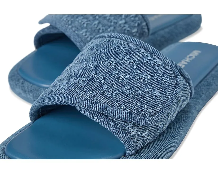 Сланцы Suki Flat с квадратным носком и регулируемой застежкой MICHAEL Michael Kors