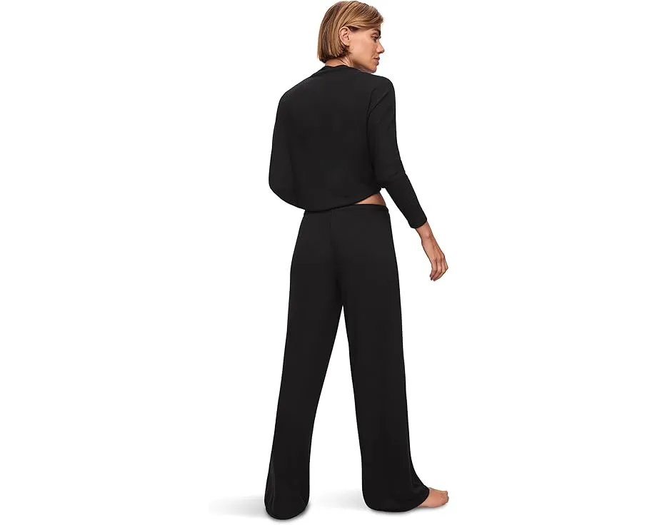 Широкие брюки Eberjey Cozy Time из тенселя с эластичным поясом