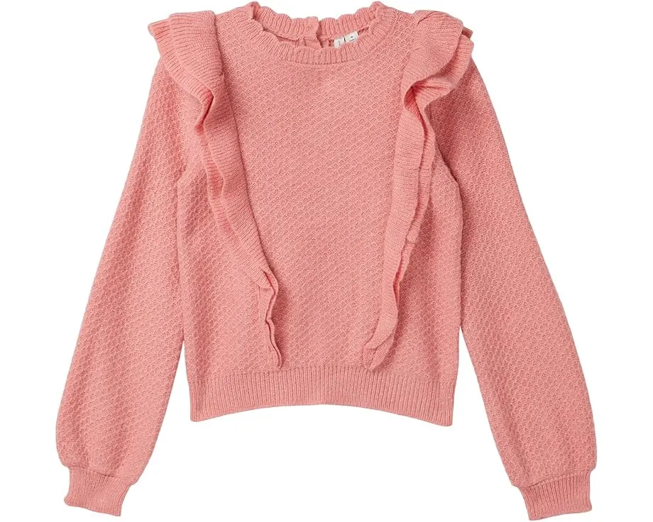 Свитер с рюшами Janie and Jack для малышей и детей с воротником воланом