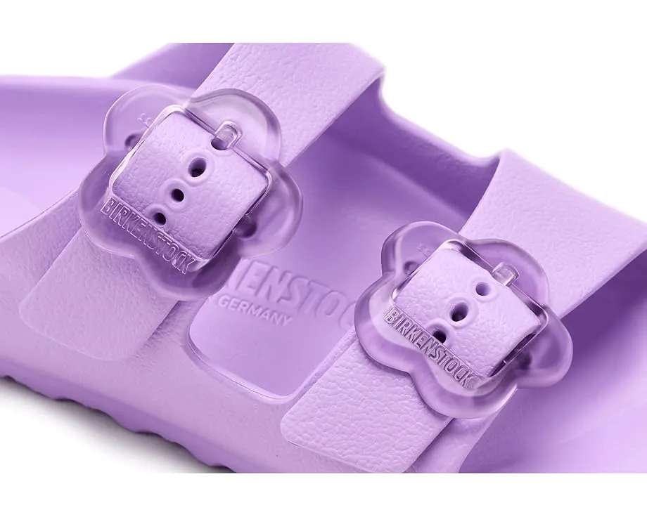 Детские сандалии Birkenstock Kids Arizona Eva Essentials с цветочной пряжкой из легкого материала EVA