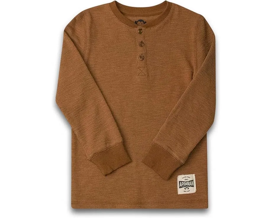 Термобелье Appaman Kids Craftsman Henley с длинными рукавами