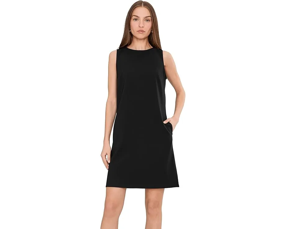 Маленькое черное платье NIC+ZOE Sleek Stretch облегающего кроя без рукавов