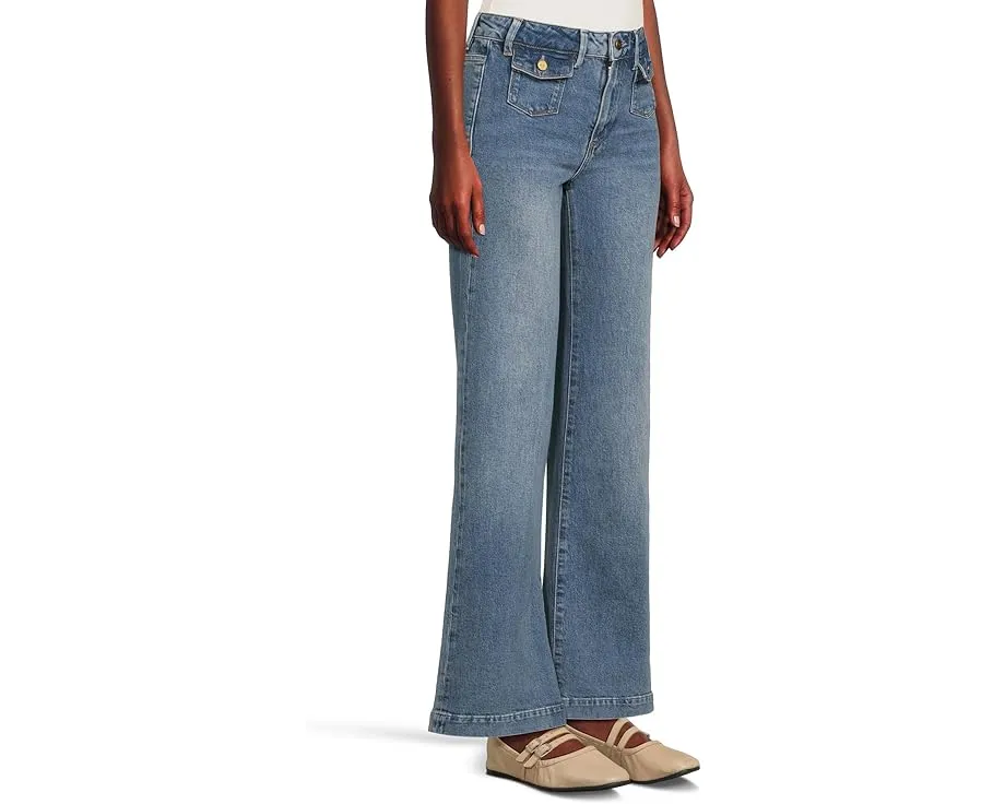 Джинсы PAIGE Leenah 32 Mini Patch Pockets In Coventry в стиле 90-х