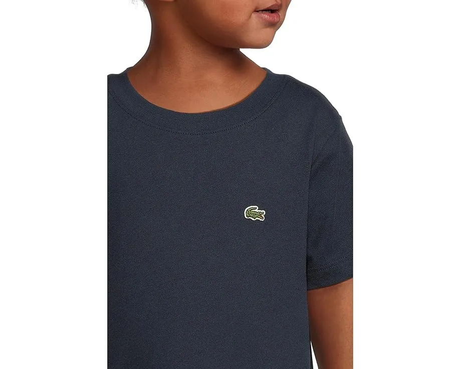 Футболка Lacoste Kids Core с вышитым крокодилом из хлопка